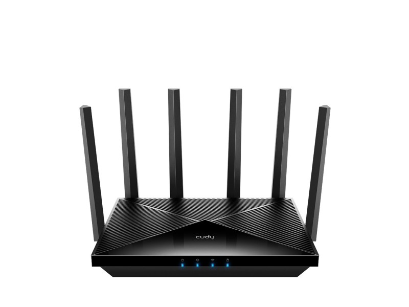 Cudy WR11000 wireless router 2.5 Gigabit Ethernet Tri-band (2.4 GHz / 5 GHz / 6 GHz) Black