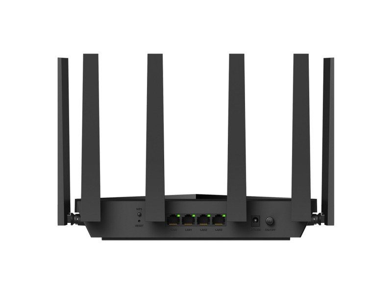 Cudy WR11000 wireless router 2.5 Gigabit Ethernet Tri-band (2.4 GHz / 5 GHz / 6 GHz) Black