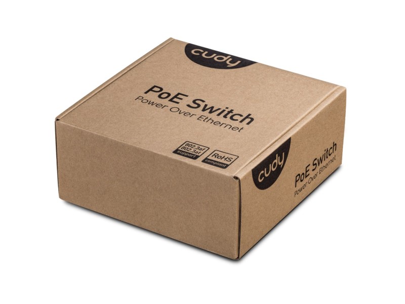 Cudy GS1005P network switch Gigabit Ethernet (10/100/1000) Power over Ethernet (PoE) Grey Cudy GS1005P network switch Gigabit Ethernet (10/100/1000) Power over Ethernet (PoE) Grey