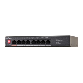Dahua Technology PoE SF1008LP Unmanaged L2 Fast Ethernet (10/100) Power over Ethernet (PoE) Black