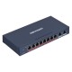 Hikvision DS-3E0310HP-E network links Non-managed Fast Ethernet (10/100) PoE support Blue