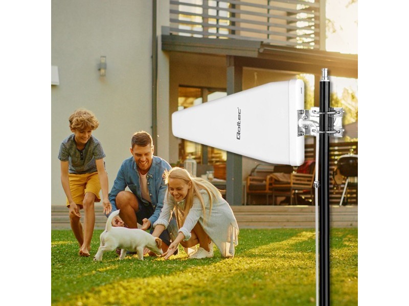 Qoltec 57043 4G LTE DUAL antenna | 14dBi | omnidirectional | outdoor