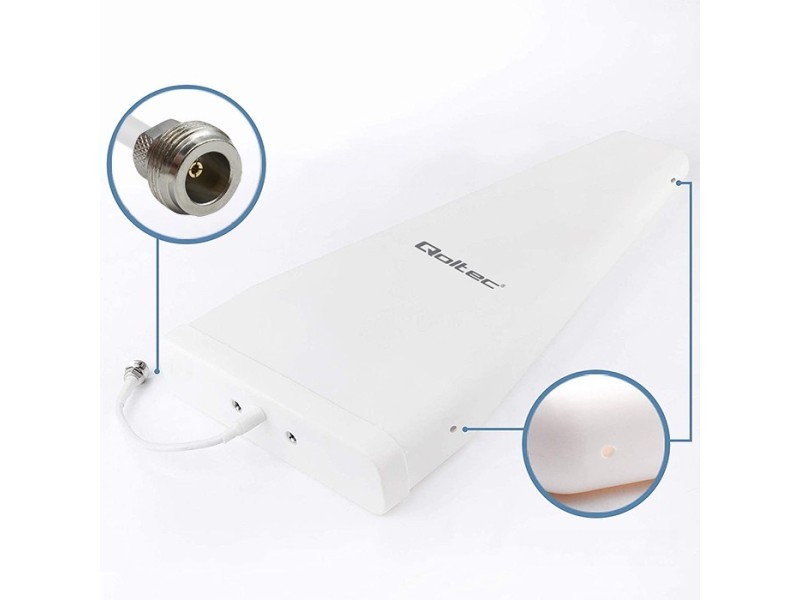 Qoltec 57043 4G LTE DUAL antenna | 14dBi | omnidirectional | outdoor
