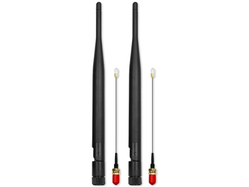 Qoltec 57046 Wi-Fi antenna 2.4/2.5 GHz | 5.1/5.8 GHz | 5dBi | omnidirectional | Indoor