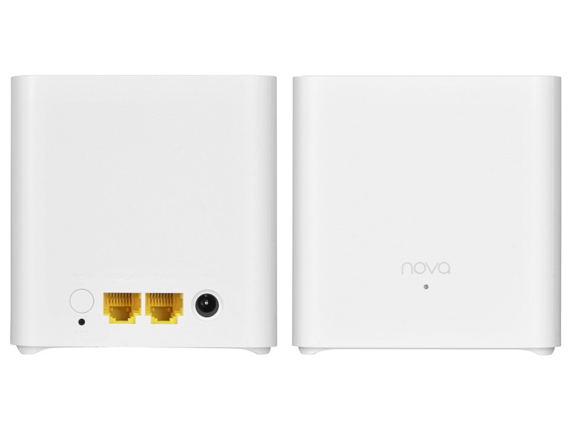 Tenda EX3 (2-pack) Dual-band (2.4 GHz / 5 GHz) Wi-Fi 6 (802.11ax) White 1 Internal