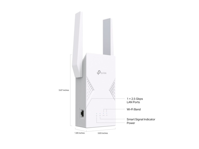 TP-Link BE3600 Network transmitter & receiver White 2500 Mbit/s
