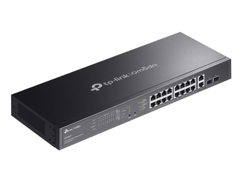 TP-Link Omada ES220GMP network switch Managed L2 Gigabit Ethernet (10/100/1000) Power over Ethernet (PoE) Black