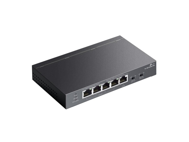 TP-Link TL-SG1005P-PD network switch Gigabit Ethernet (10/100/1000) Power over Ethernet (PoE) Black