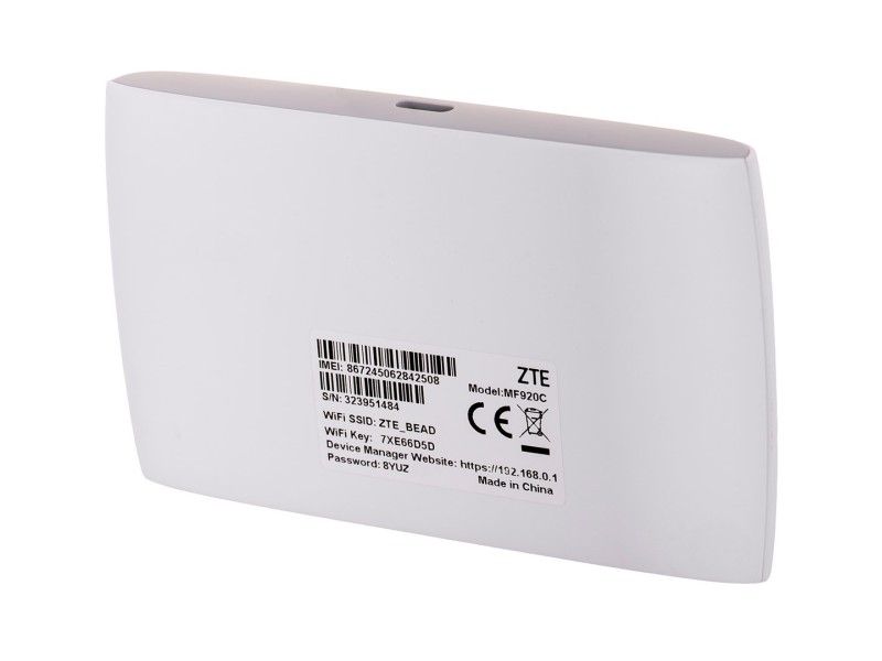 ZTE MF920C cellular network device Cellular network router