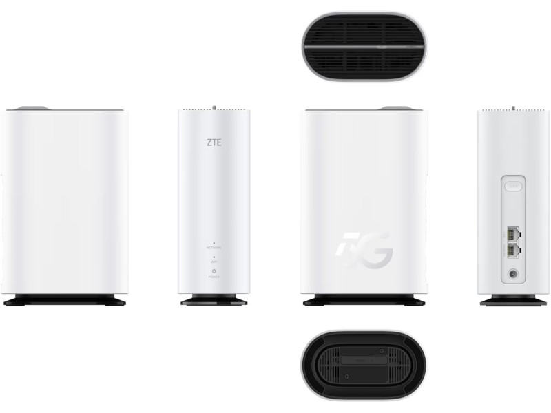 ZTE G5C - Gigabit Ethernet dual-band (2.4 GHz / 5 GHz) Wi-Fi 6 4G/5G wireless router in white