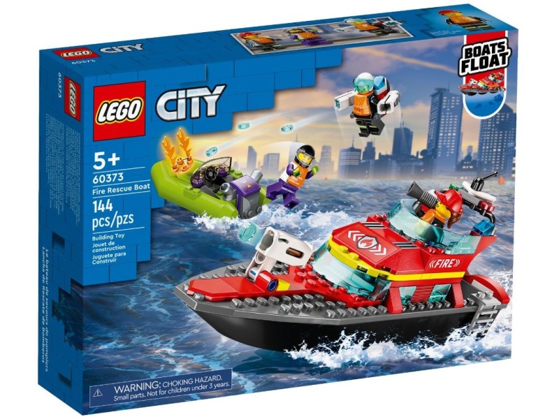 LEGO CITY 60373 FIRE RESCUE BOAT