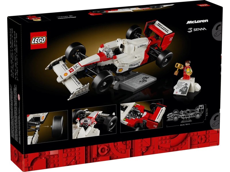 LEGO ICONS 10330 McLaren MP4/4 & Ayrton Senna
