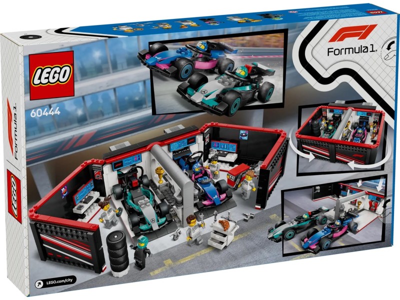 LEGO CITY 60444 F1 Garage & Mercedes-AMG & Alpine Cars LEGO CITY 60444 F1 Garage & Mercedes-AMG & Alpine Cars