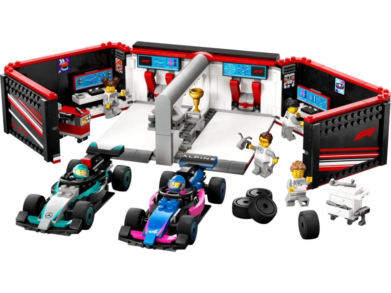 LEGO CITY 60444 F1 Garage & Mercedes-AMG & Alpine Cars LEGO CITY 60444 F1 Garage & Mercedes-AMG & Alpine Cars