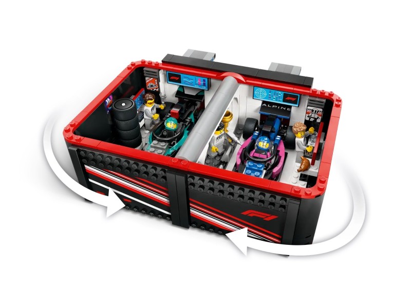 LEGO CITY 60444 F1 Garage & Mercedes-AMG & Alpine Cars LEGO CITY 60444 F1 Garage & Mercedes-AMG & Alpine Cars