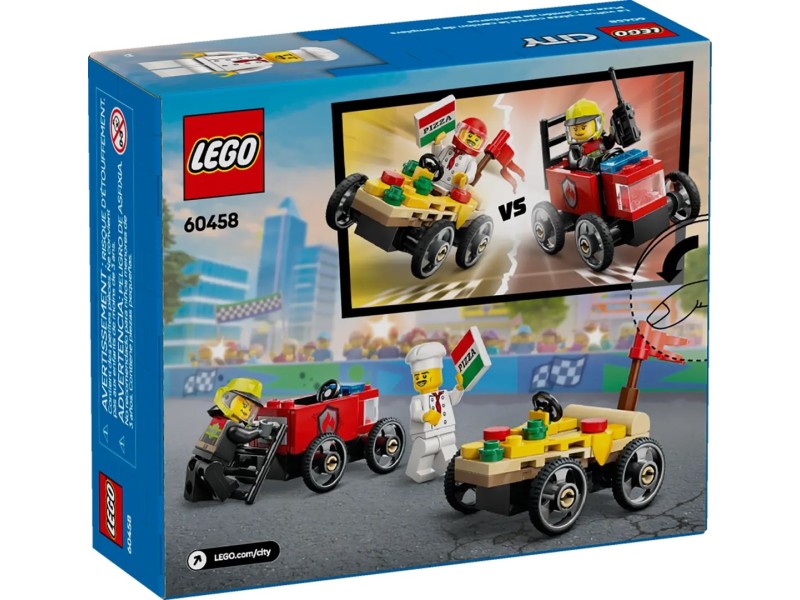 LEGO CITY 60458 Pizza vs. Fire Truck