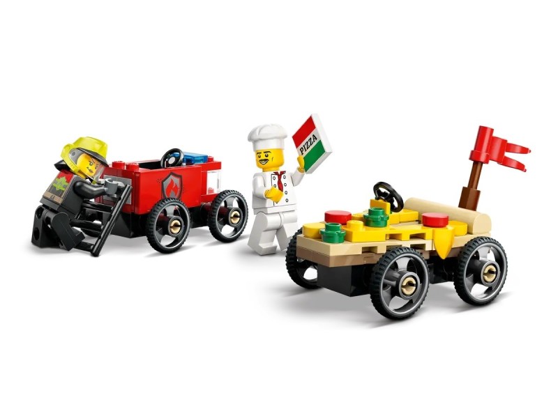 LEGO CITY 60458 Pizza vs. Fire Truck