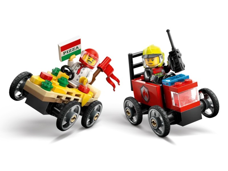 LEGO CITY 60458 Pizza vs. Fire Truck