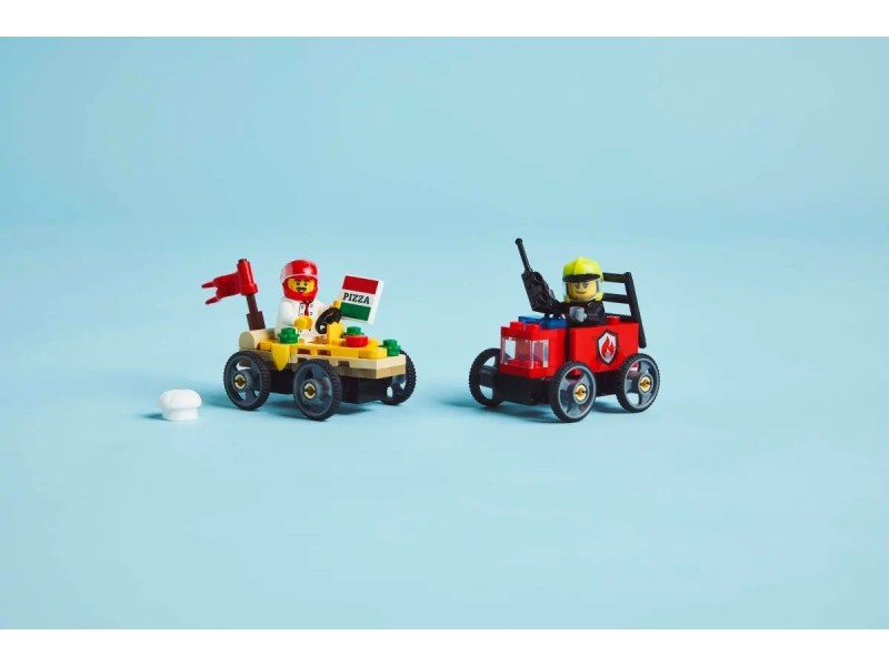 LEGO CITY 60458 Pizza vs. Fire Truck