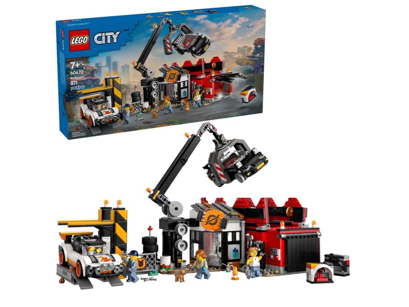 LEGO CITY 60472 Scrapyard with Cars