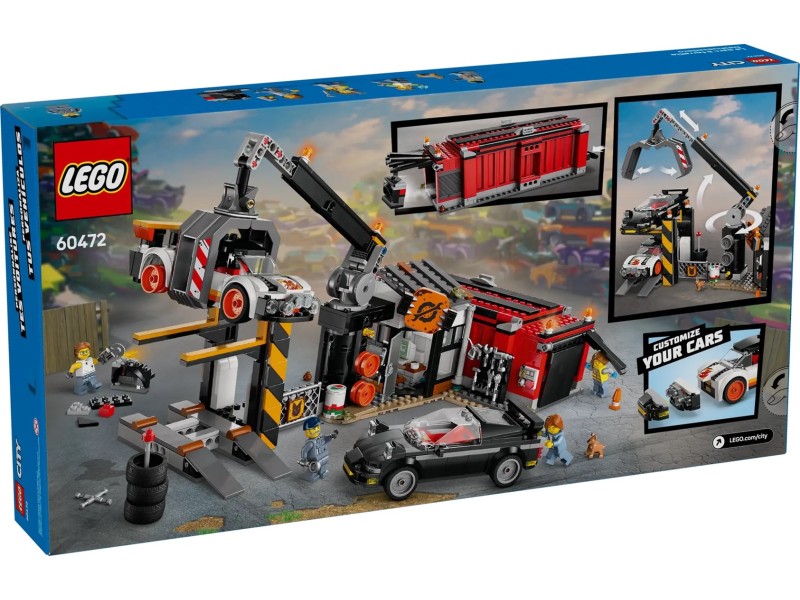 LEGO CITY 60472 Scrapyard with Cars