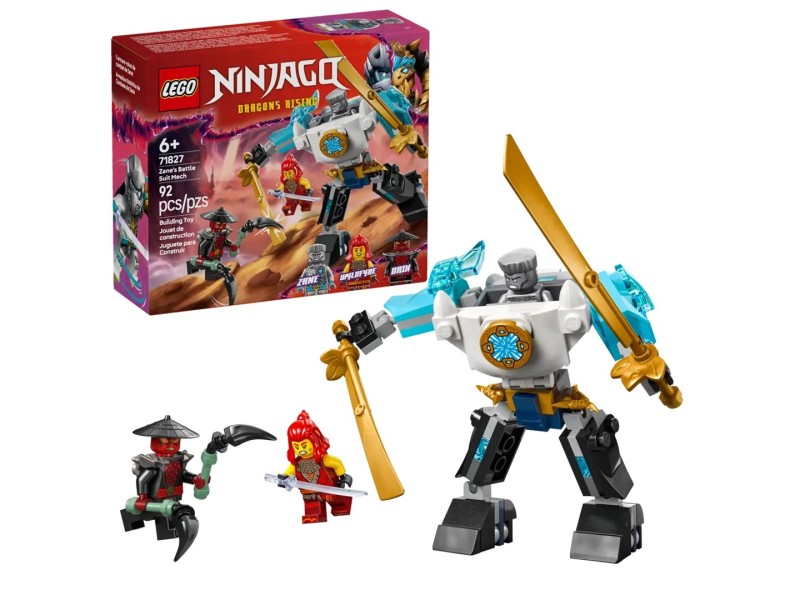 LEGO NINJAGO 71827 Zane's Battle Suit Mech