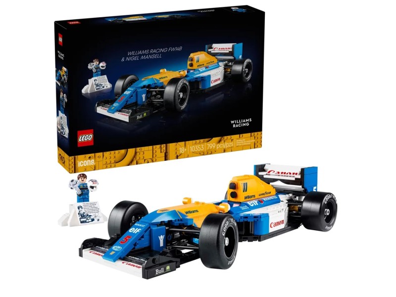 LEGO ICONS 10353 Williams Racing FW14B & Nigel Mansell