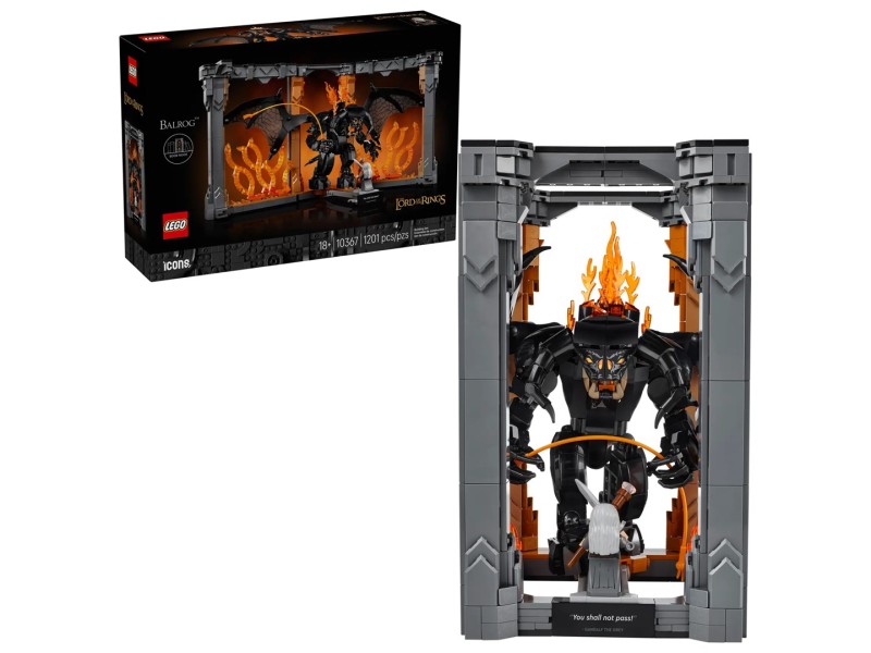 LEGO ICONS 10367 The Lord of the Rings: Balrog Book Nook