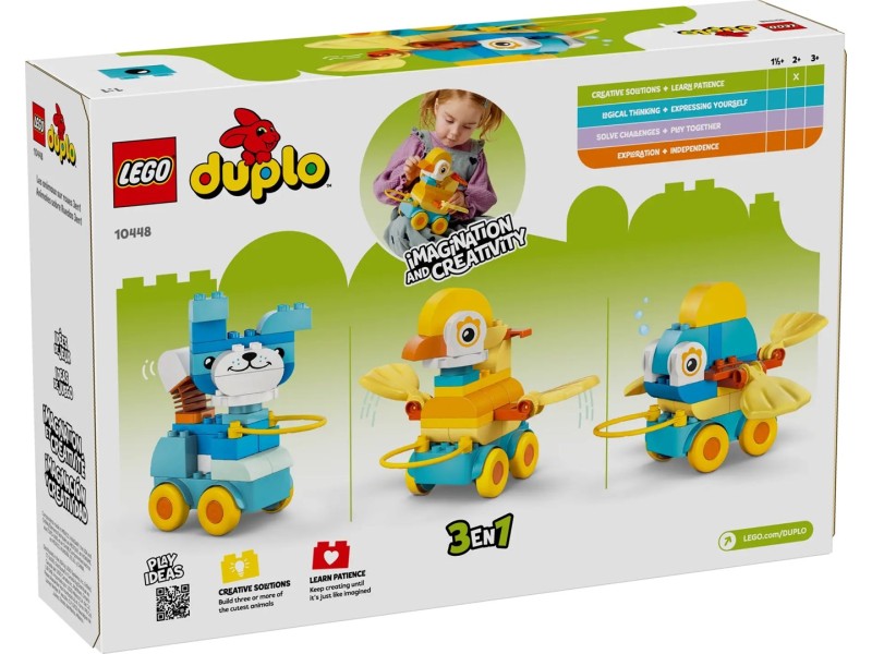 LEGO DUPLO 10448 3-in-1 Animals on Wheels