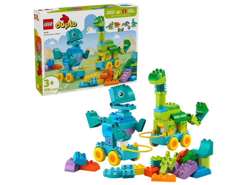 LEGO DUPLO 10451 3-in-1 Dinosaurs on Wheels