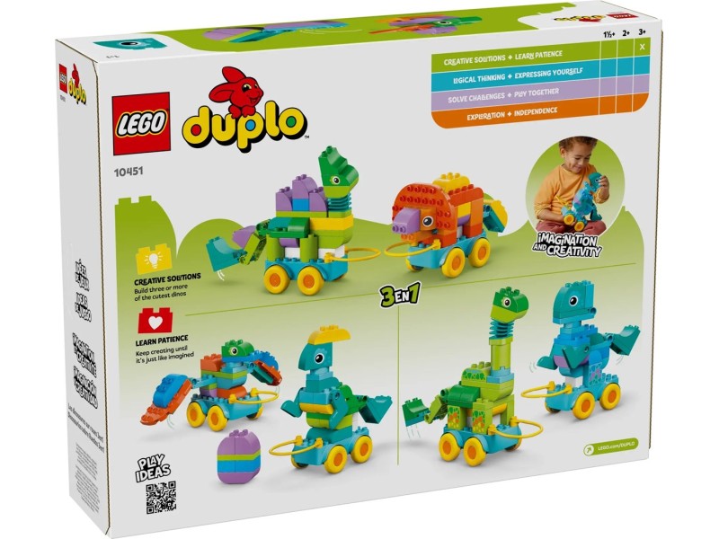 LEGO DUPLO 10451 3-in-1 Dinosaurs on Wheels