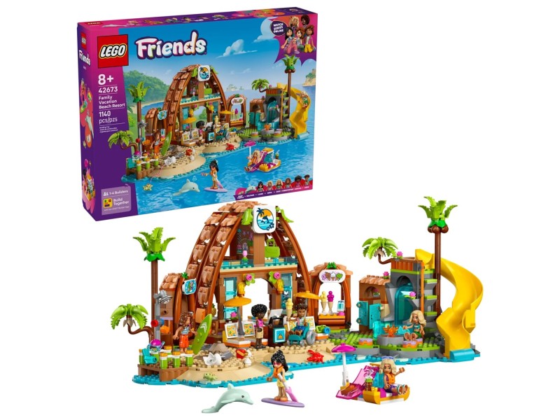 LEGO FRIENDS 42673 Family Vacation Beach Resort
