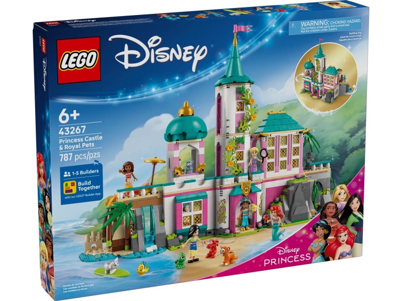 LEGO DISNEY 43267 Princes Castle and Royal Pets