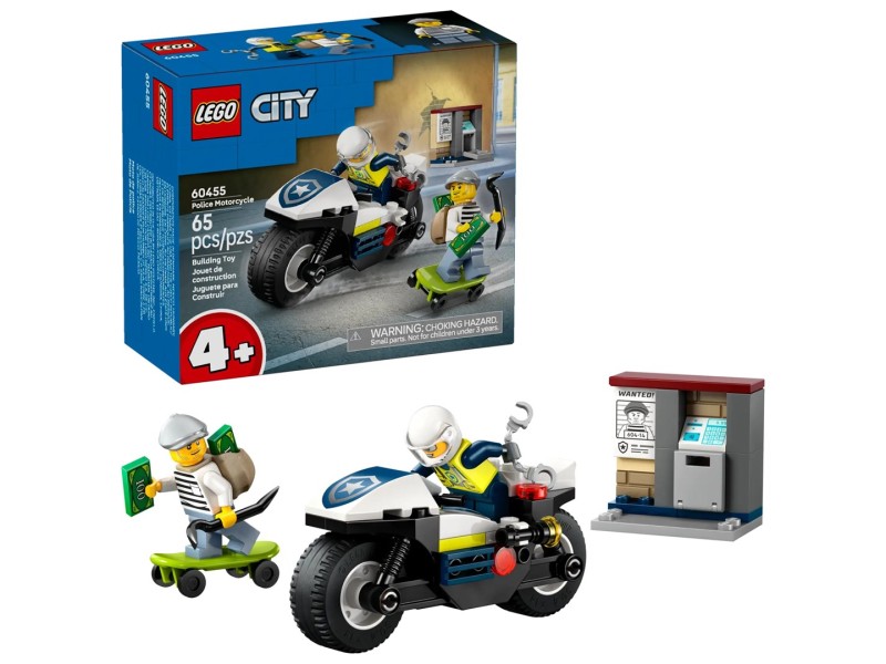 LEGO CITY 60455 Police Motorcycle Chase