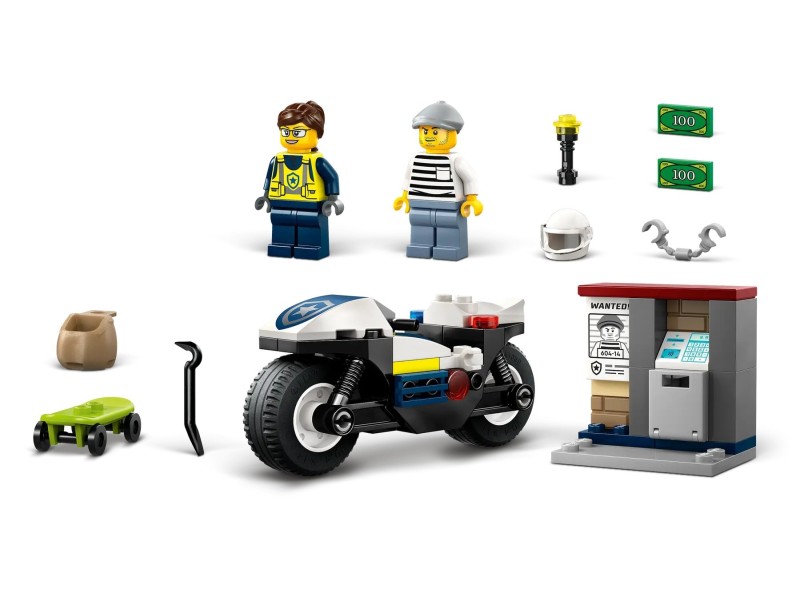 LEGO CITY 60455 Police Motorcycle Chase