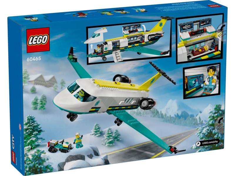 LEGO CITY 60465 Emergency Air Ambulance Airplane