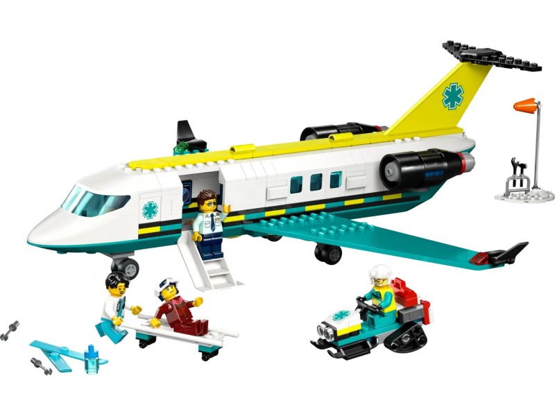 LEGO CITY 60465 Emergency Air Ambulance Airplane