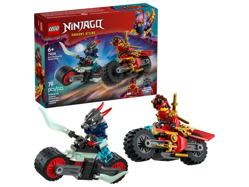 LEGO NINJAGO 71838 Kai's Motorcycle Speed Race