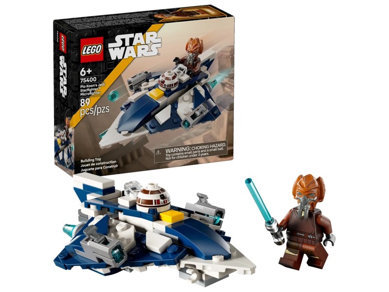 LEGO STAR WARS 75400 Plo Koon's Jedi Starfighter Microfighte