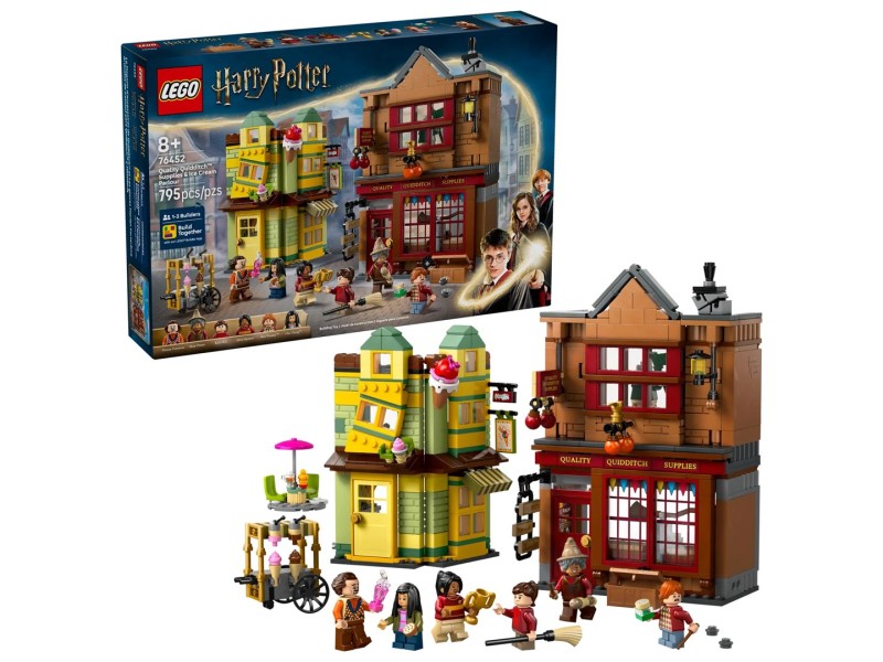 LEGO HARRY POTTER 76452 Quality Quidditch Supplies & Ice Cream Parlour