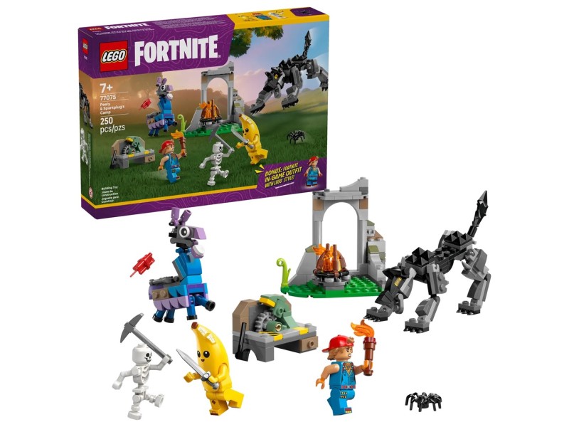 LEGO FORTNITE 77075 Peely & Sparkplug's Camp