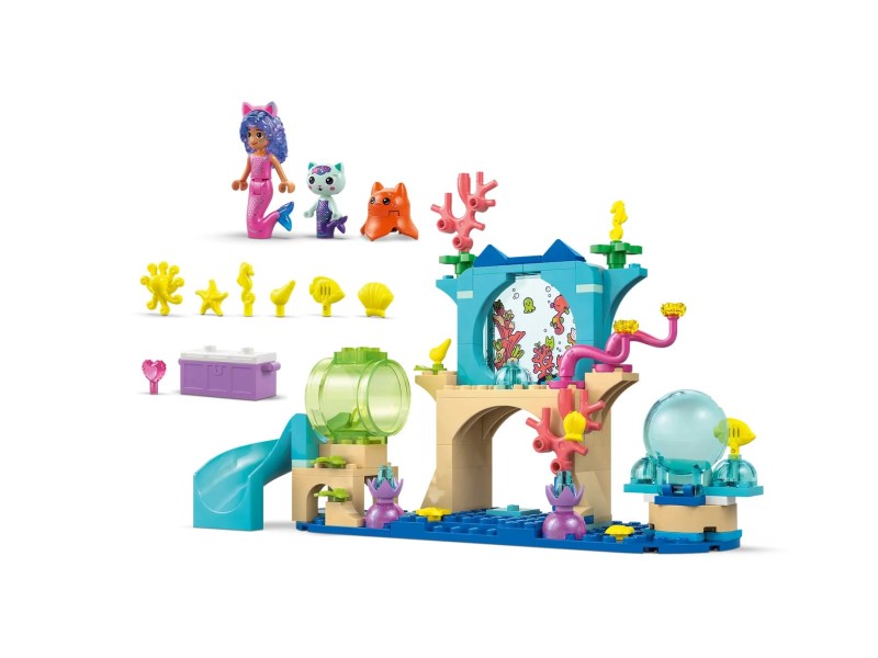 LEGO GABBY’S DOLLHOUSE 11204 Mermaid Gabby's Aquarium Adventure