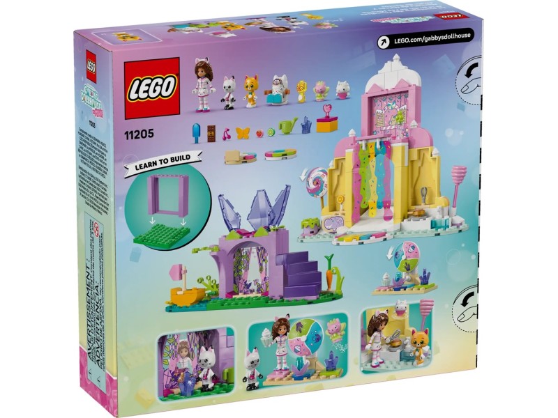 LEGO GABBY’S DOLLHOUSE 11205 Sweet Treat Mountain and Kitty Garden