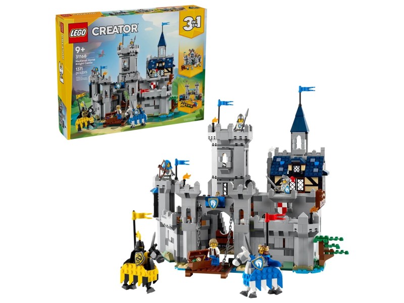 LEGO CREATOR 3 IN 1 31168 Medieval Horse Knight Castle