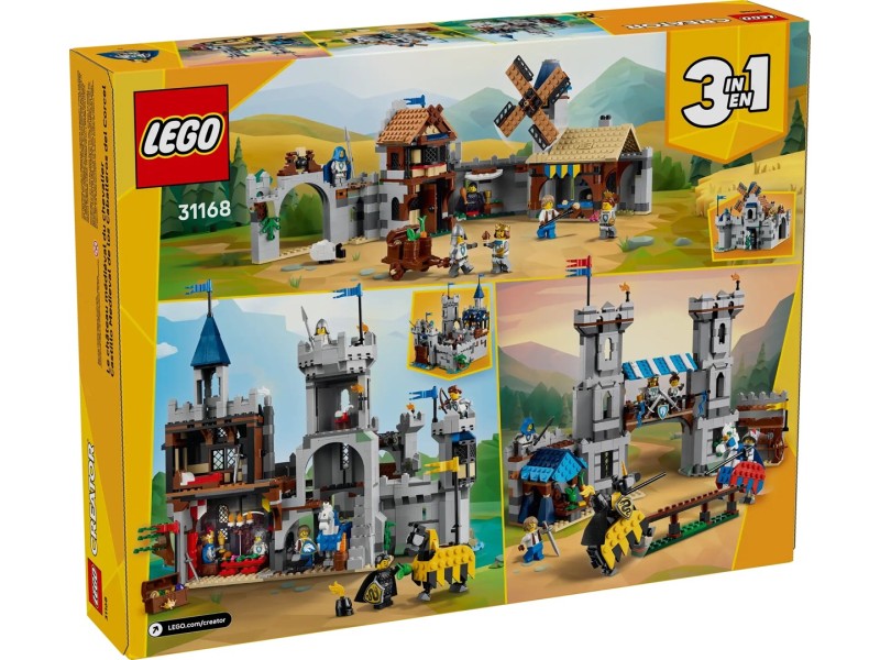 LEGO CREATOR 3 IN 1 31168 Medieval Horse Knight Castle