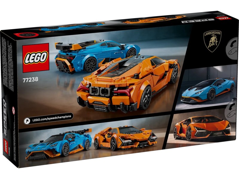 LEGO SPEED CHAMPIONS 77238 Lamborghini Revuelto & Huracán STO