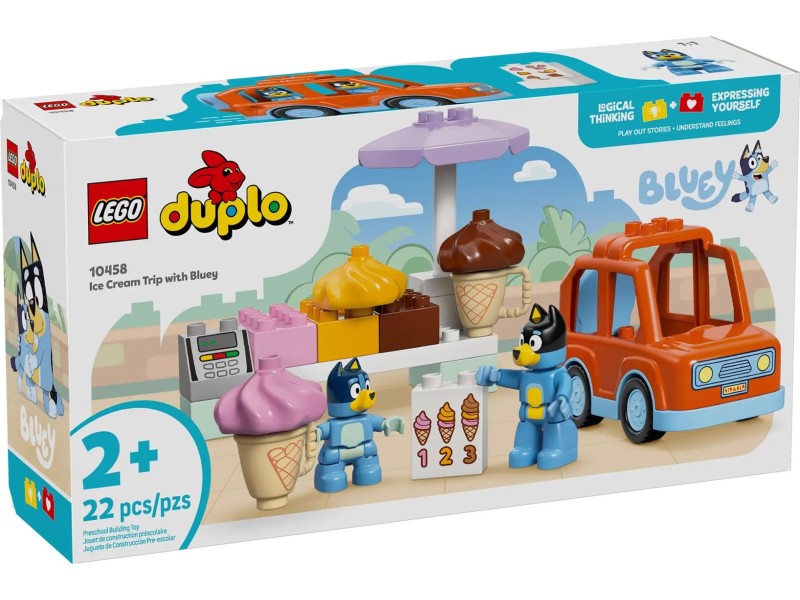 LEGO BLUEY 10458 Ice Cream Trip with Bluey