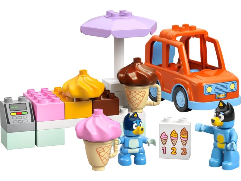 LEGO BLUEY 10458 Ice Cream Trip with Bluey