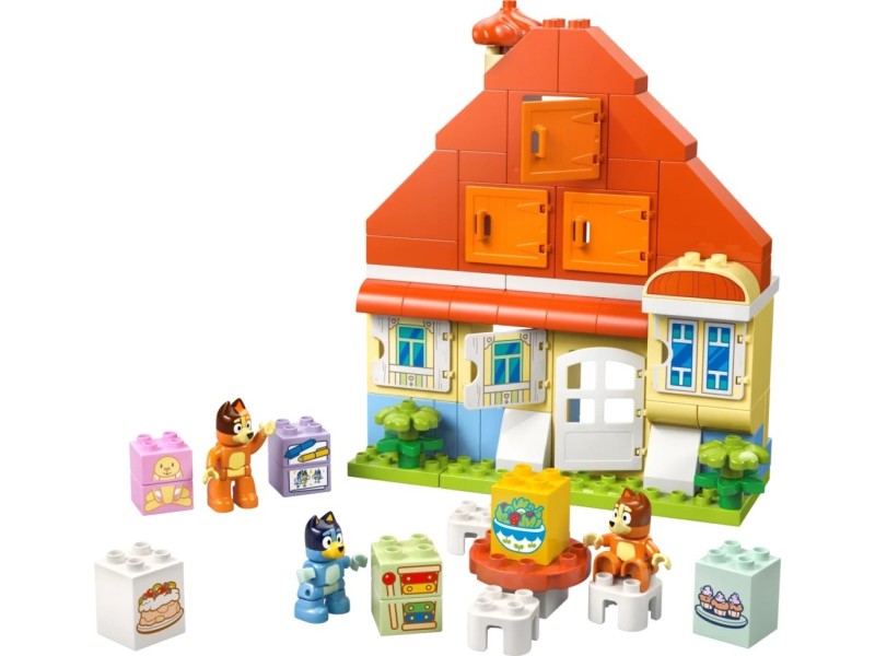 LEGO BLUEY 10459 Bluey's Family House with Memory Game