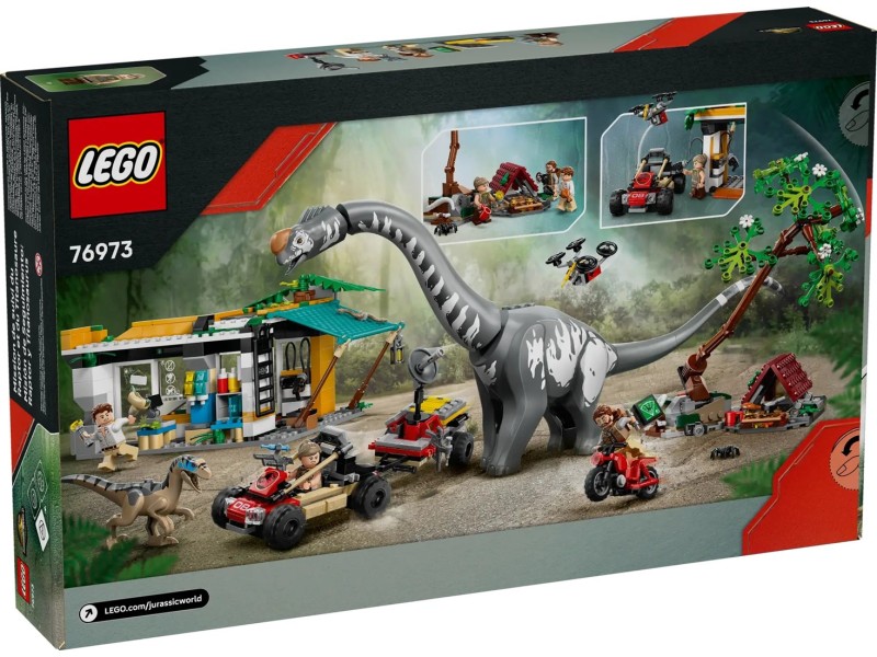LEGO JURASSIC WORLD 76973 Raptor & Titanosaurus Tracking Mission